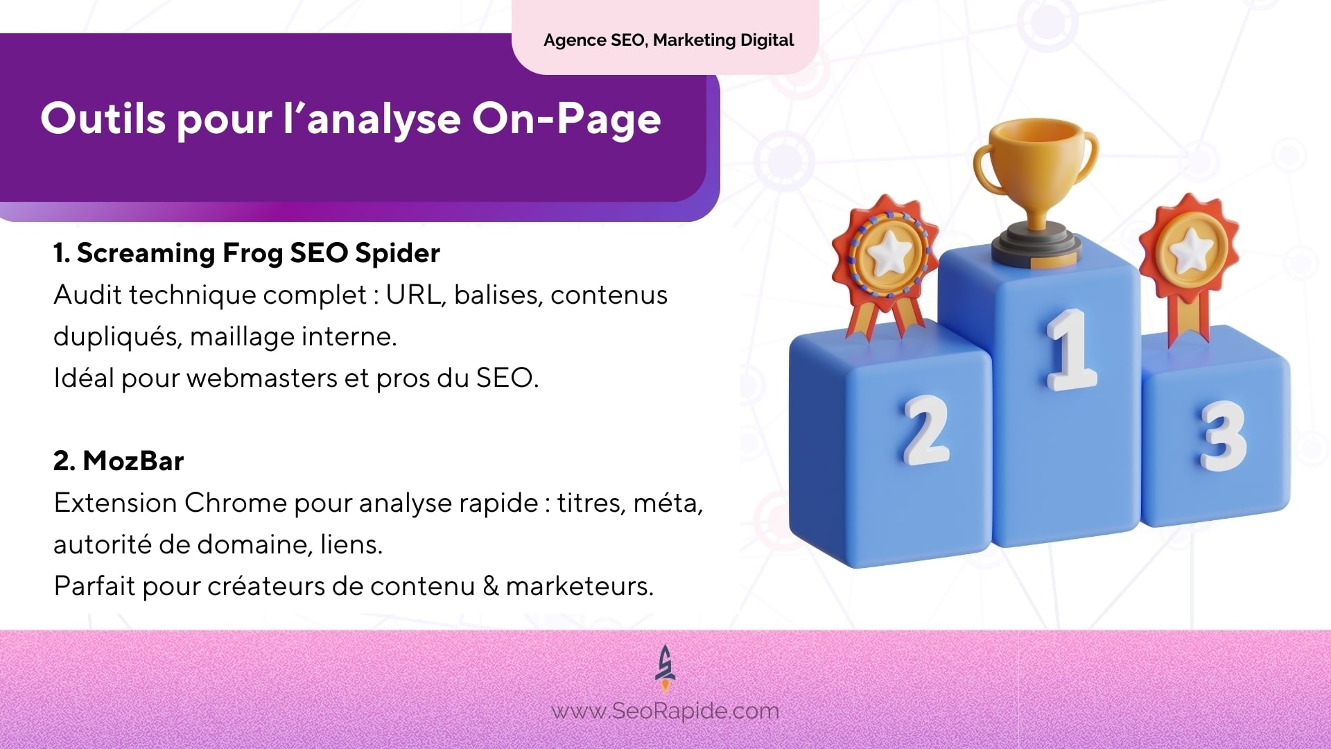 Screaming Frog et MozBar pour analyser et optimiser le SEO on-page d’un site web