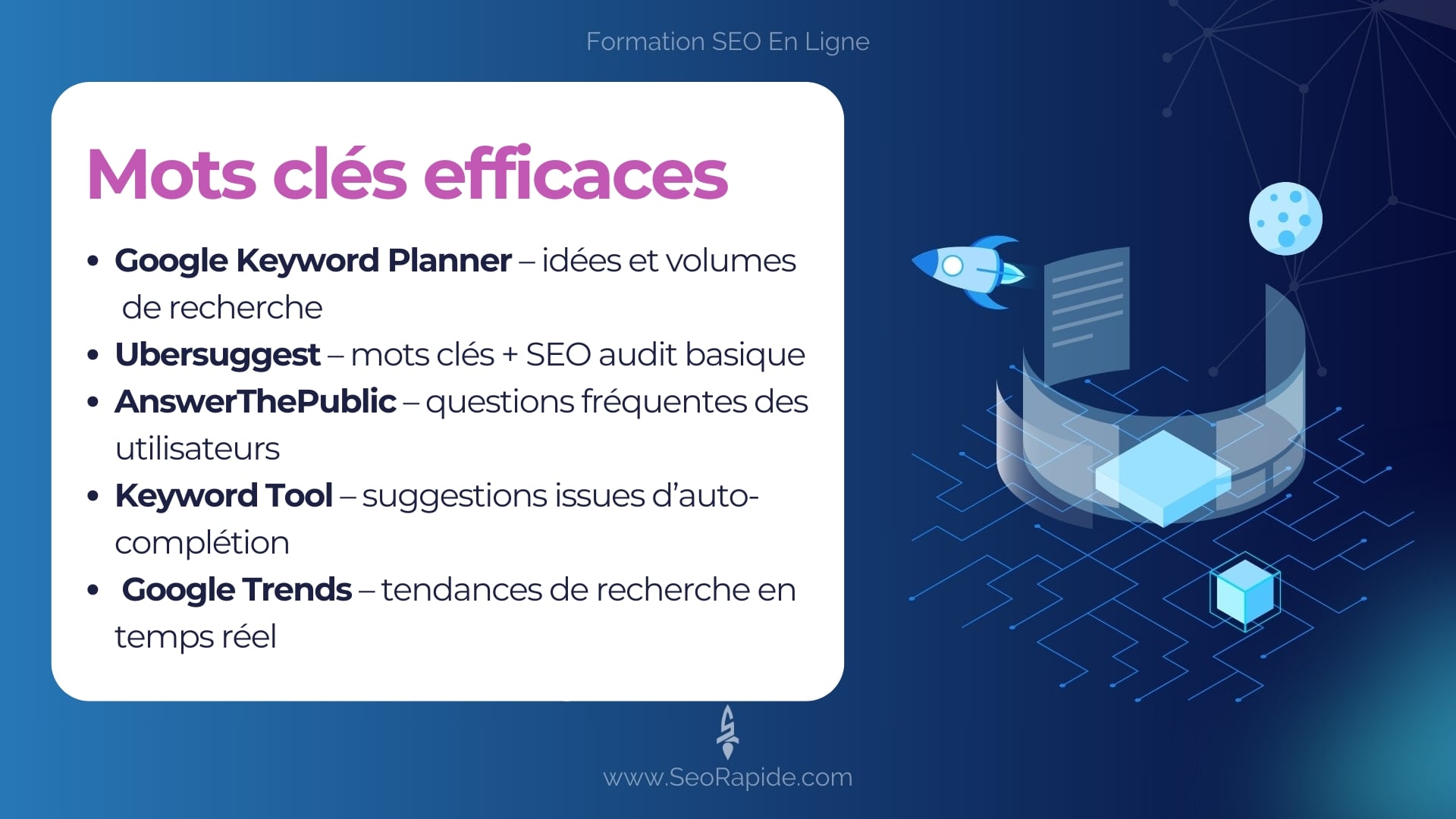 Outils gratuits pour trouver les bons mots clés SEO