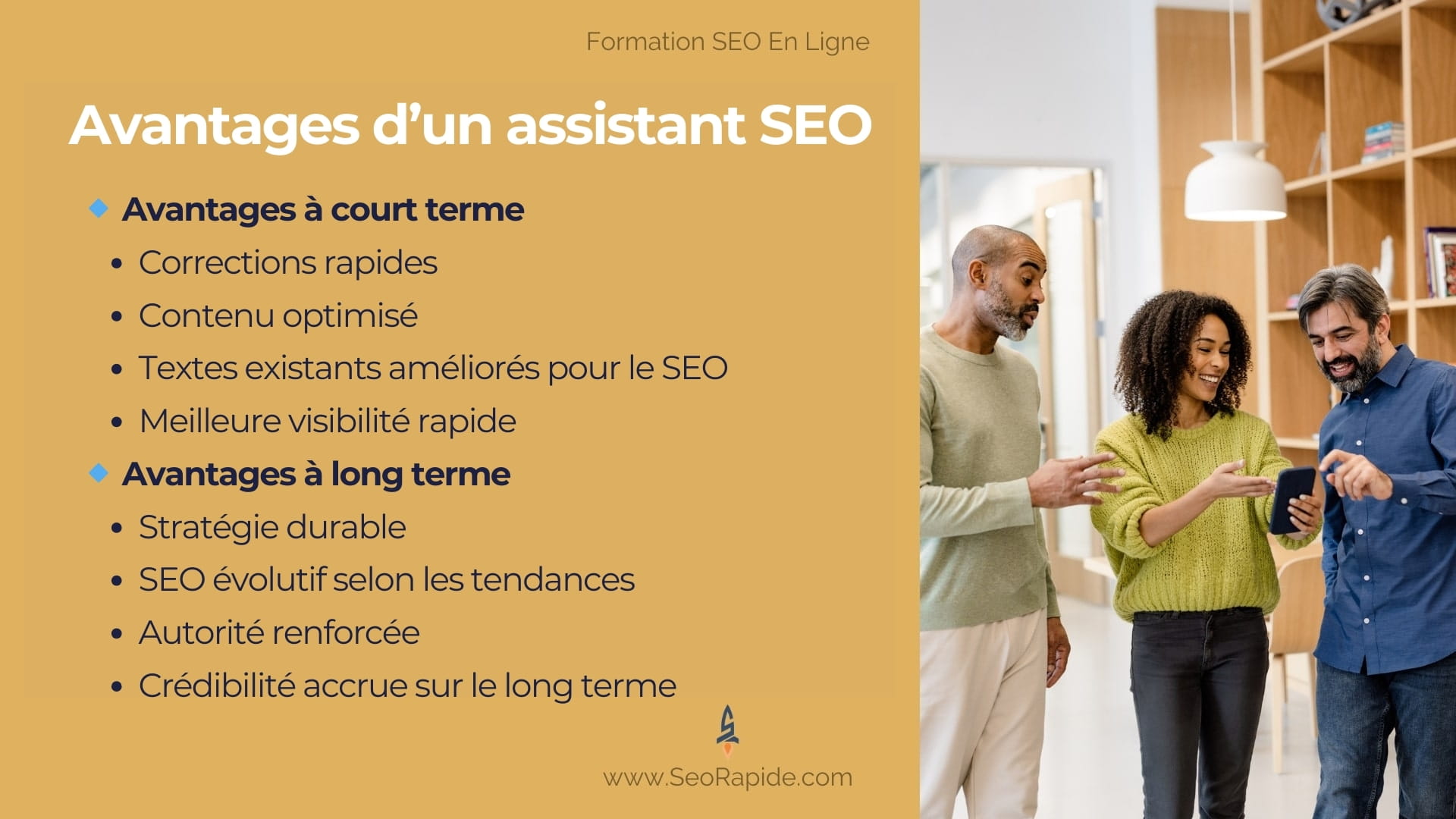 Avantages de recruter un assistant SEO