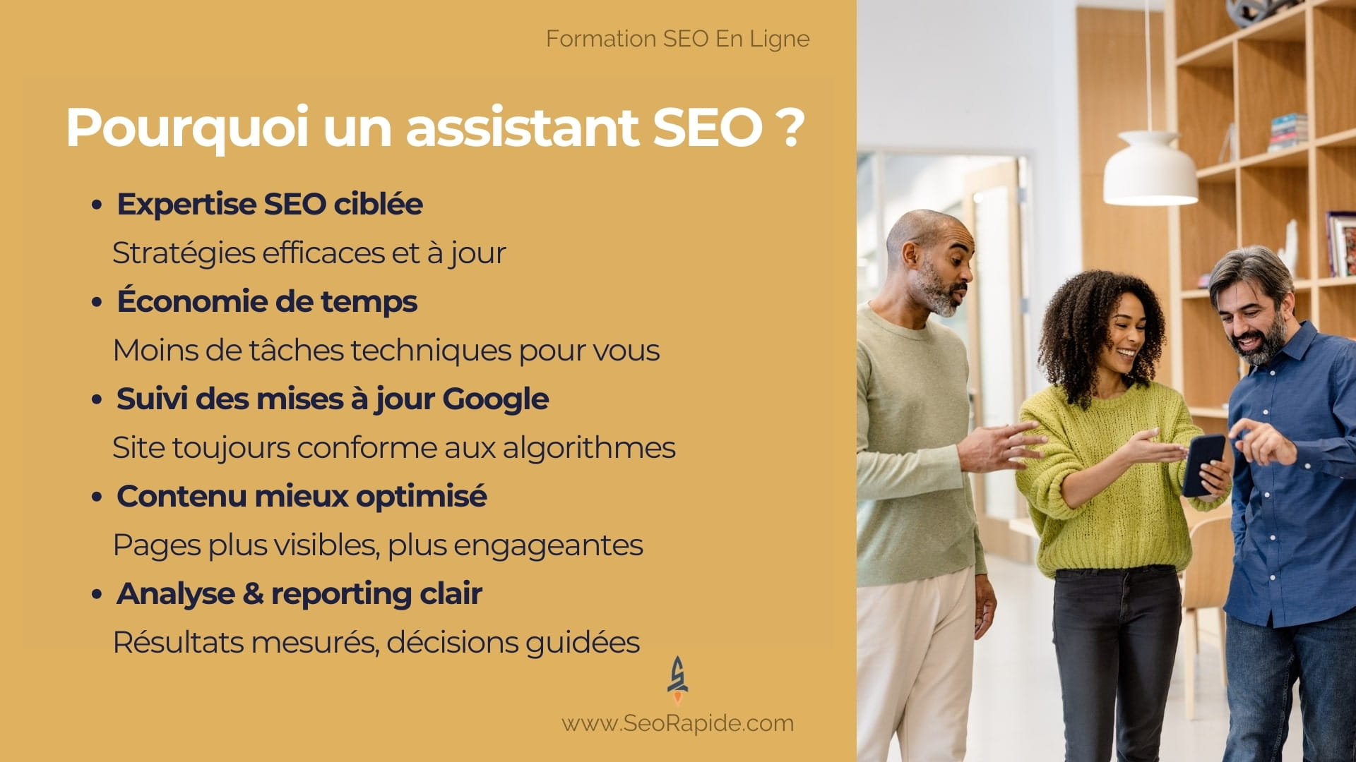 Bénéfices de recruter un assistant SEO
