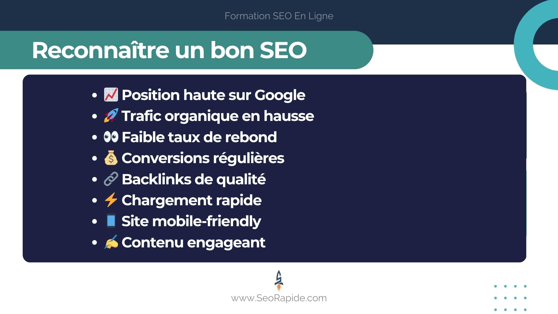 Indicateurs d’un bon référencement naturel SEO