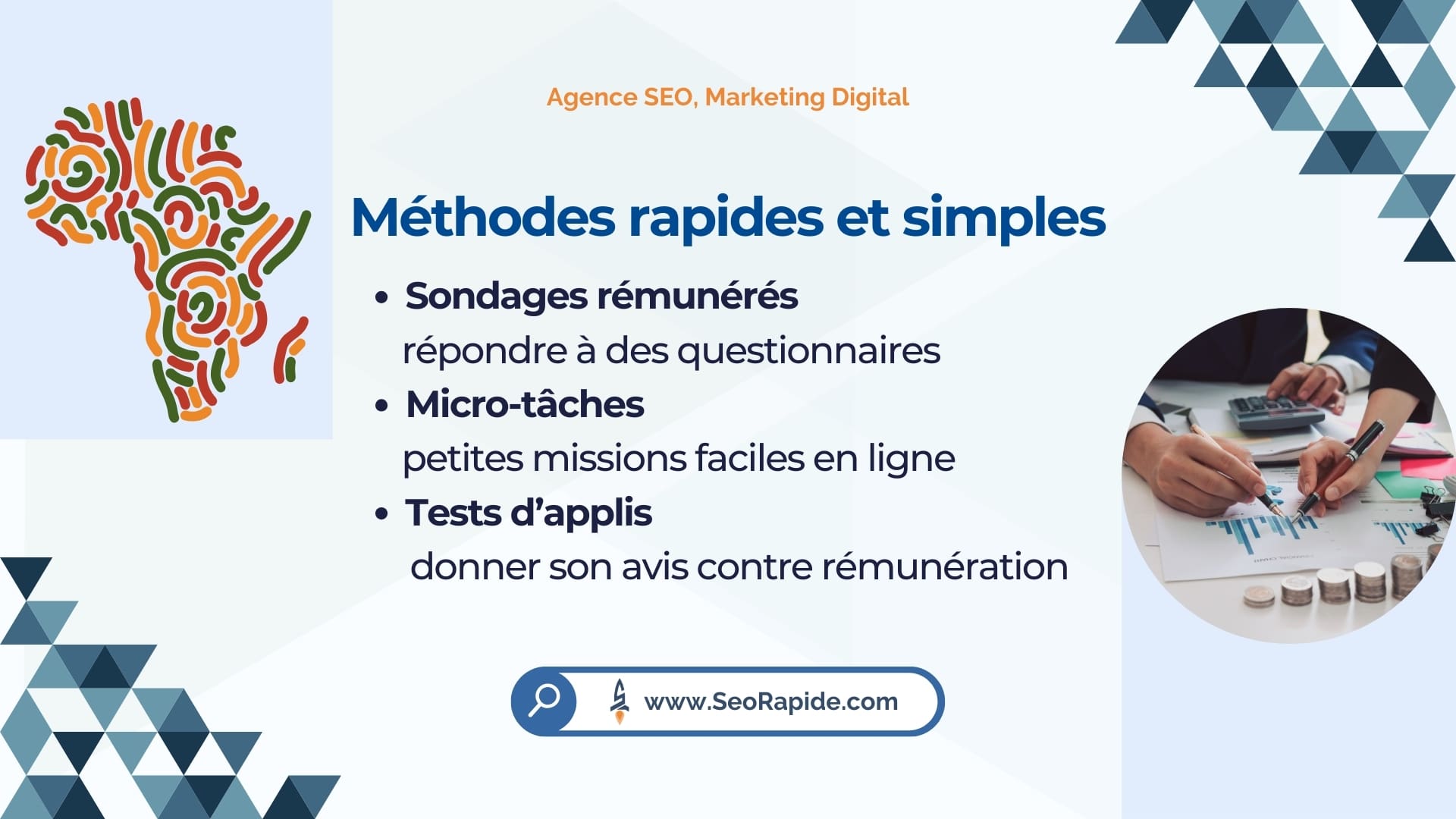 Méthodes simples et rapides pour gagner de l’argent en ligne en Afrique