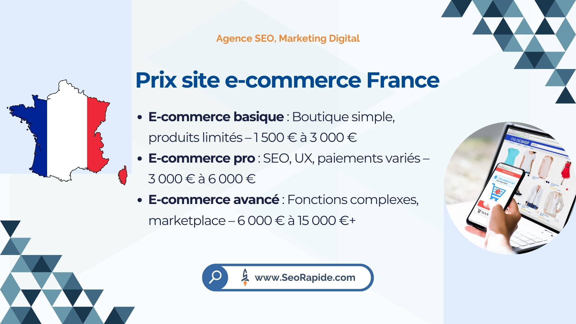 Tarif création site e-commerce en France